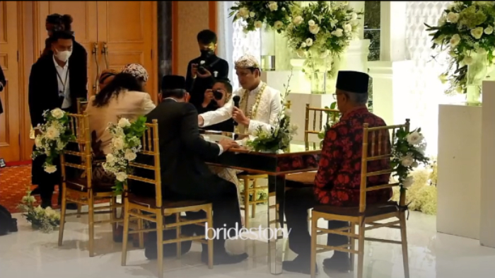 Foto pernikahan Glenca Chysara dan Rendi Jhon 