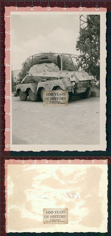 Foto 8 Rad Spähwagen Panzer Tank Italien Afrika