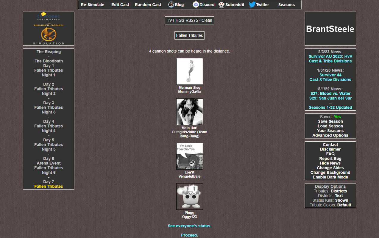 2023-05-02 - 20-36-42 - BrantSteele Hunger Games Simulator