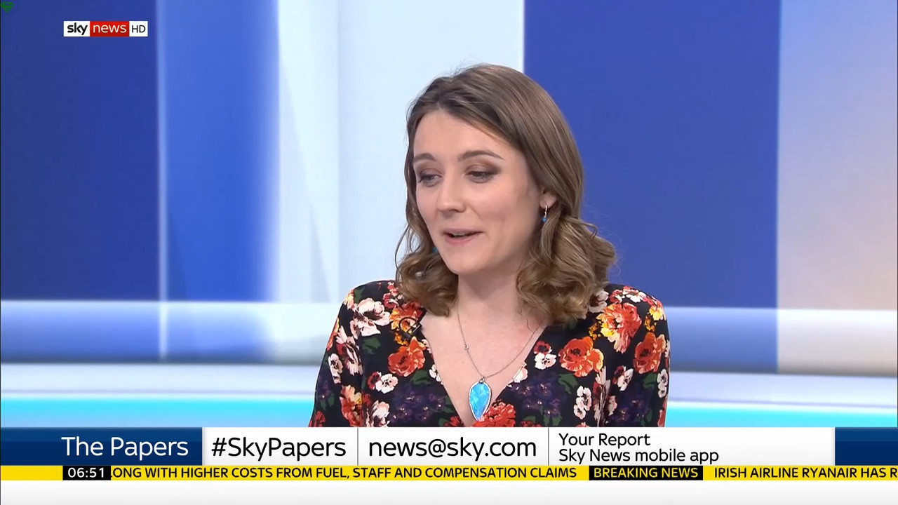 04 February - 06.00.00 - Sunrise. Sarah-Jane Mee with an engagin