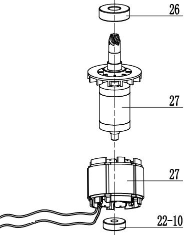 Vetical Motor of rotary hammer