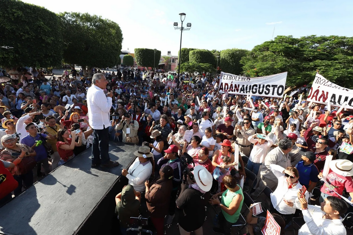 Adán Augusto: 4T se construyó con “sudor, suelas y saliva”
