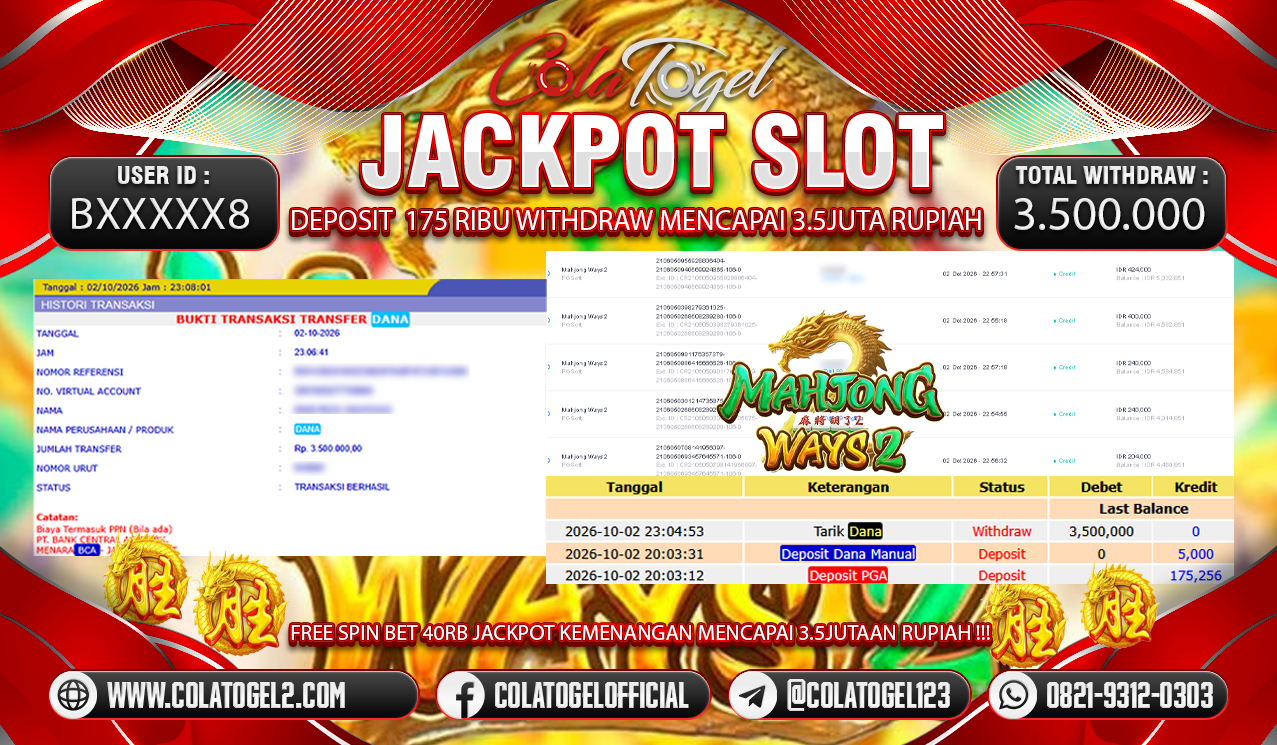 JACKPOT SLOT GACORR !!!