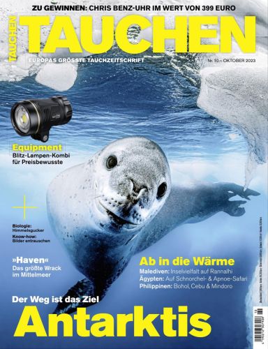 Cover: Tauchen Magazin No 10 Oktober 2023