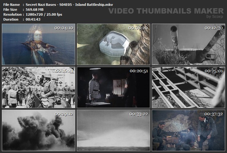 Secret Nazi Bases - S04E05 - Island Battleship.mkv