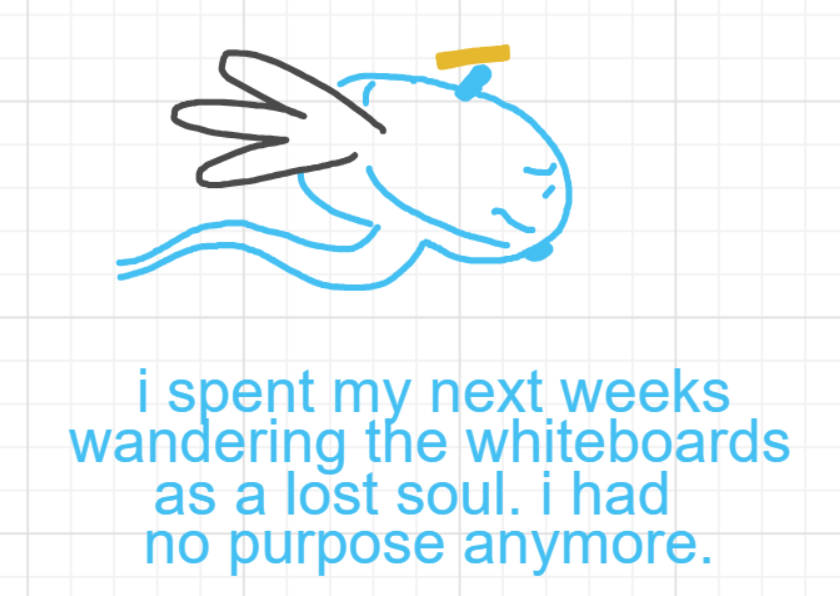 A panel from A Murder On The, episode six of the Board Boards object show by Furretwalk/WalkingFurret.