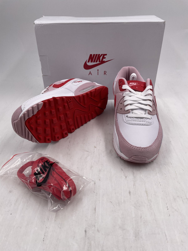 NIKE AIR MAX 90 QS US W6 EUR 36.5 DD8029-100 WHITE/UNIVERSITY RED WOMEN |  MDG Sales, LLC