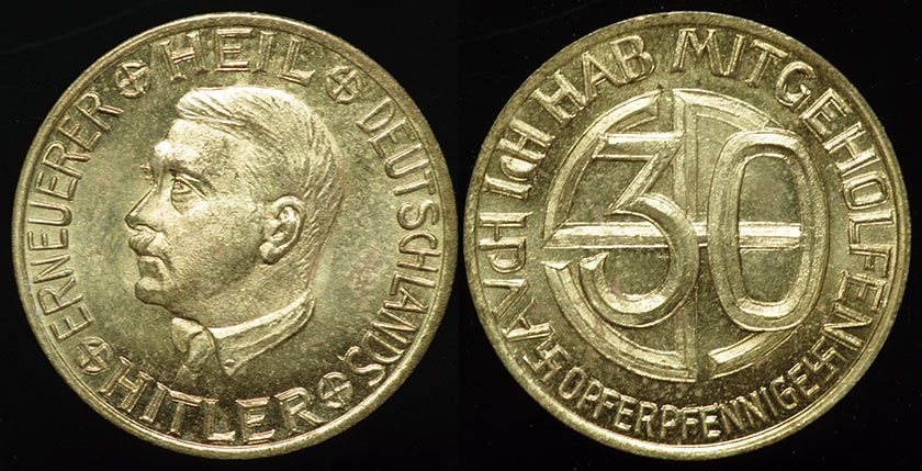 Alemania - Bielefeld - 1 Goldmark 1923 - Página 2 Ger-Opfer30pfg-Hitler