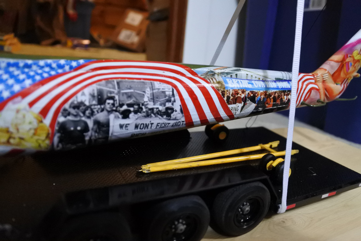 Light Horse Legacy's "Take me home Huey" Ready for Inspection