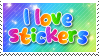 i love stickers