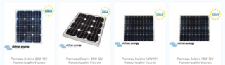 Des panneaux solaires en silicium monocristallin de Victron Energy