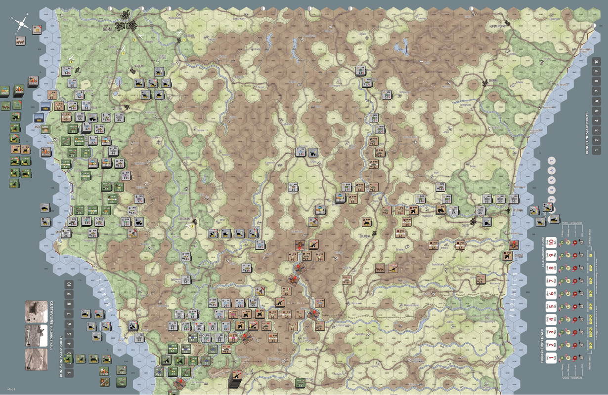 From Salerno To RomeMap