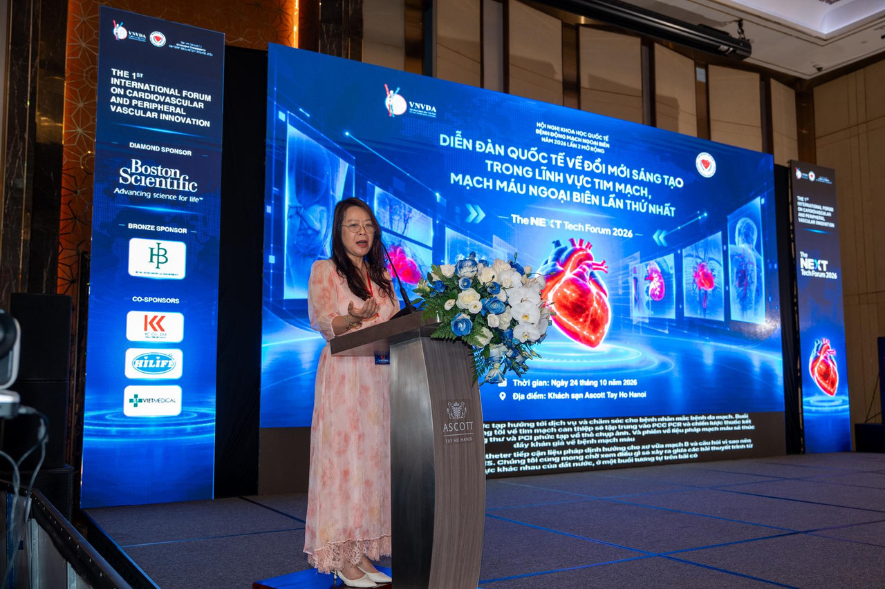 Phát biểu khai mạc Diễn đàn Quốc tế về Đổi mới Sáng tạo Tim mạch và Mạch máu ngoại biên