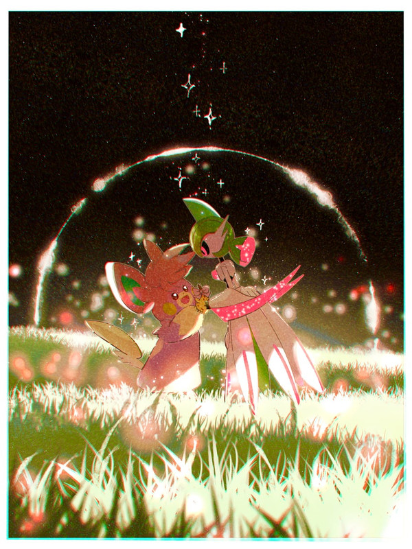 pawmot-and-iron-valiant-pokemon-drawn-by