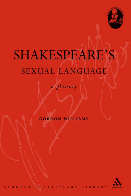 Shakespeare's Sexual Language: A Glossary