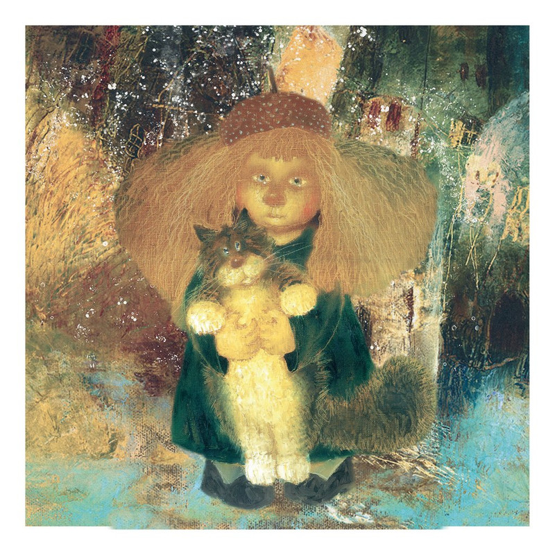 08-Девочка с котиком