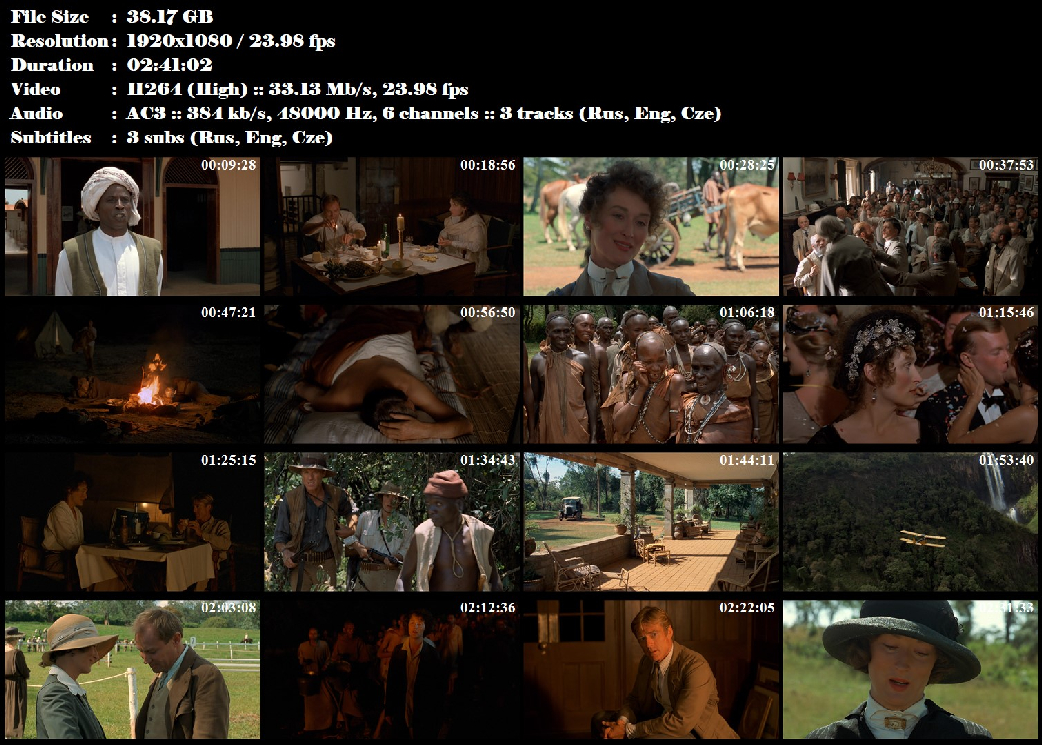 Re: Vzpomínky na Afriku / Out of Africa (1985)