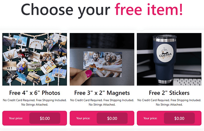 Get Free Custom Photo Magnets, Stickers or Prints + Free Shipping