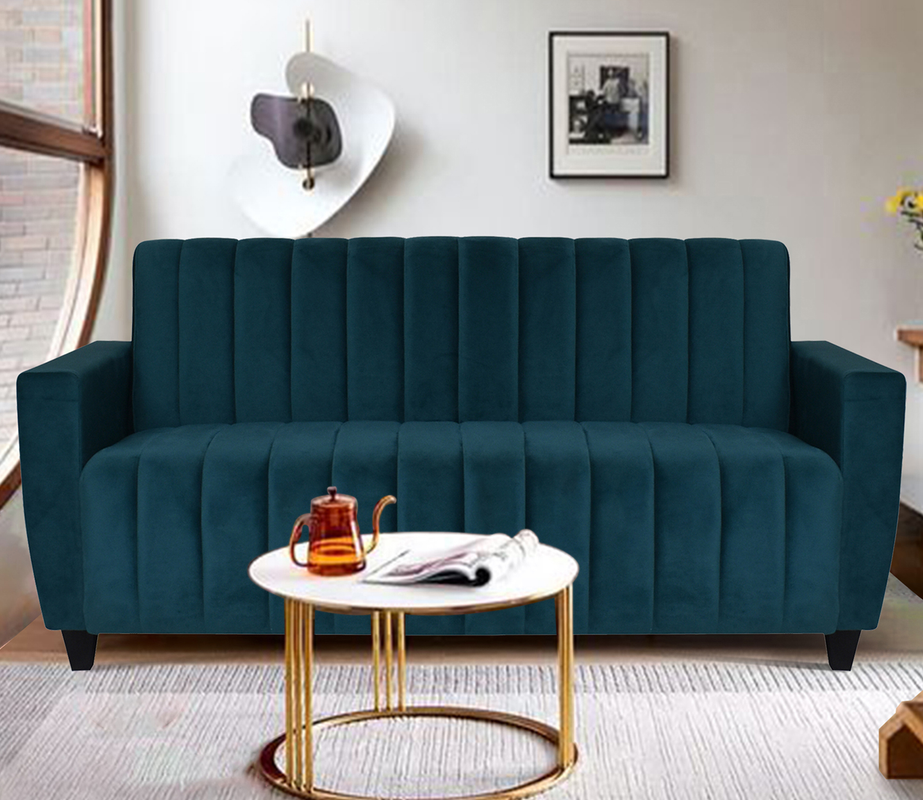 Use of textured fabrics in sofa upholstery