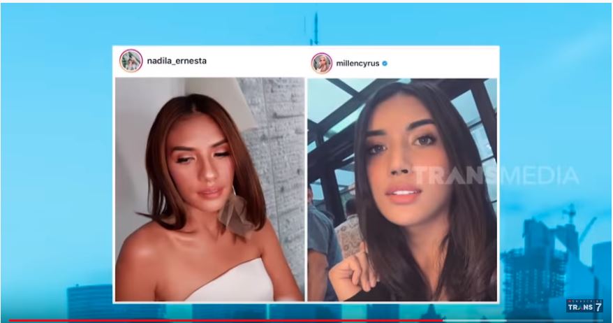 Nadila Ernesta dan Millen Cyrus