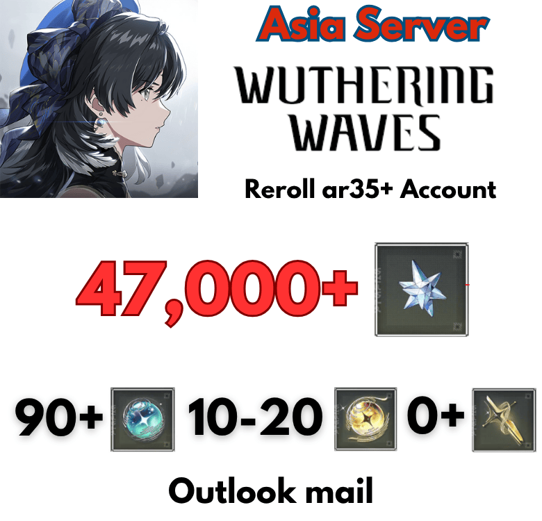 [ASIA] Wuthering Waves Reroll Account 