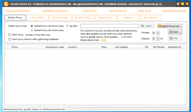 GatherProxy v8.9 Cracked