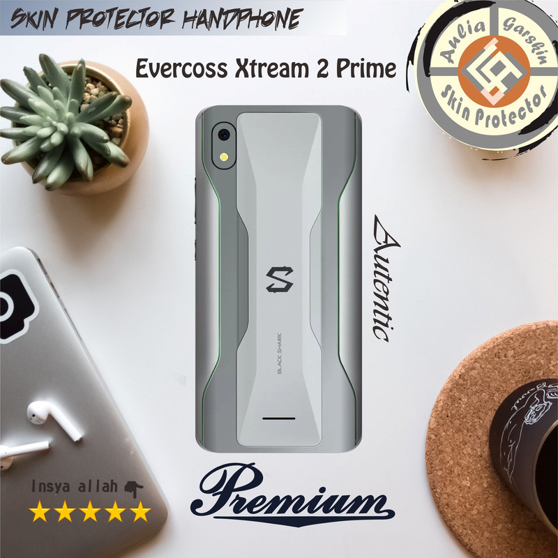 Garskin Hp Evercoss Xtream 2 Prime Motif Shark Silver Free Custom Motif Lazada Indonesia