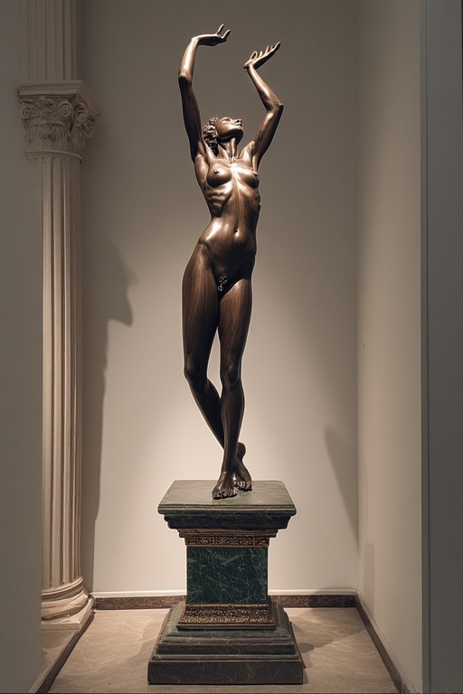 A-bronze-sculpture-depicting-a-8