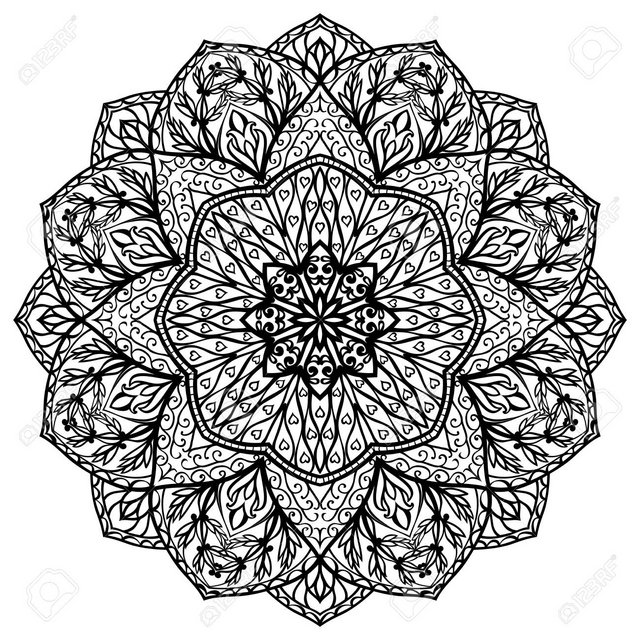 49561966-vector-mandala-détaillée-avec-un-contour-noir-sur-un-fond-blanc-le-détail-de-conception-ron