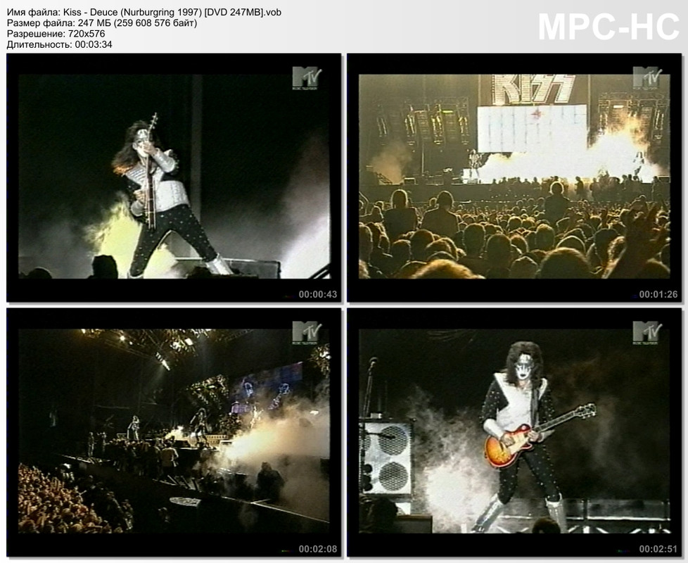Kiss - Deuce (Nurburgring 1997) [DVD 247MB]