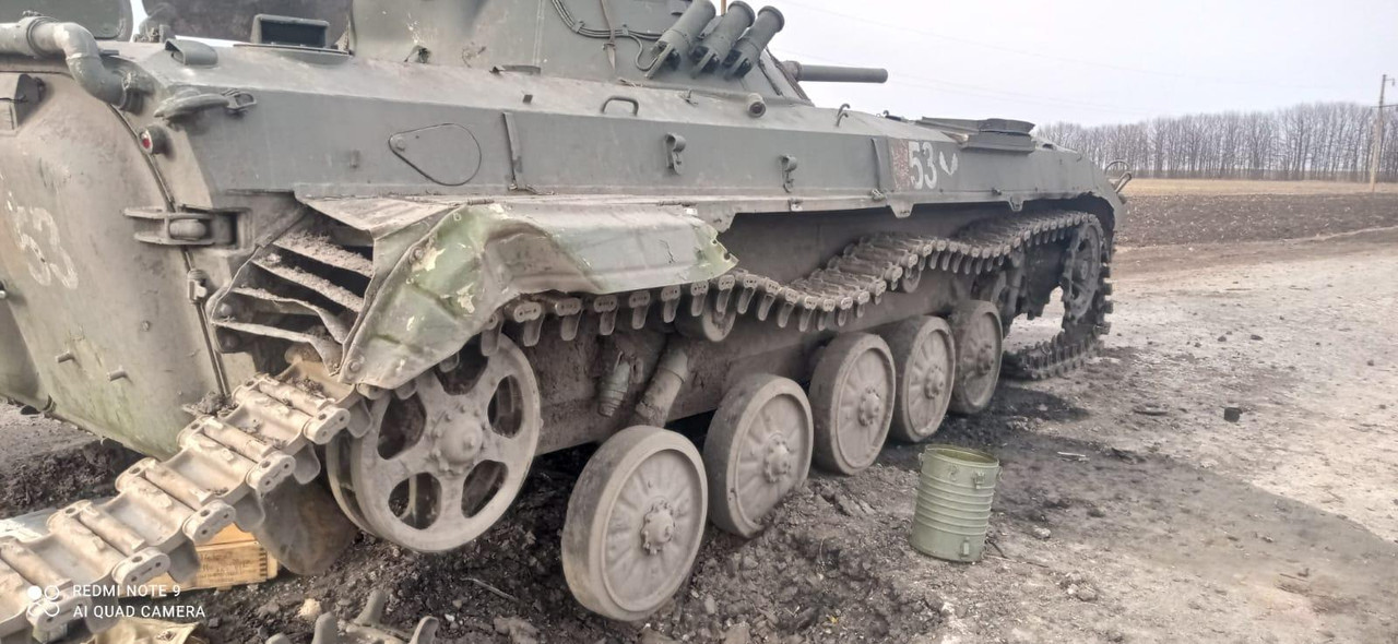 1003 BRM-1(K) reconnaissance vehicle dam 08 03 22