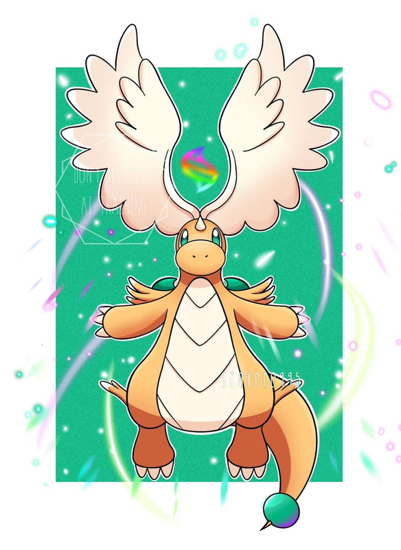 dragonite-and-mega-dragonite-pokemon-dra
