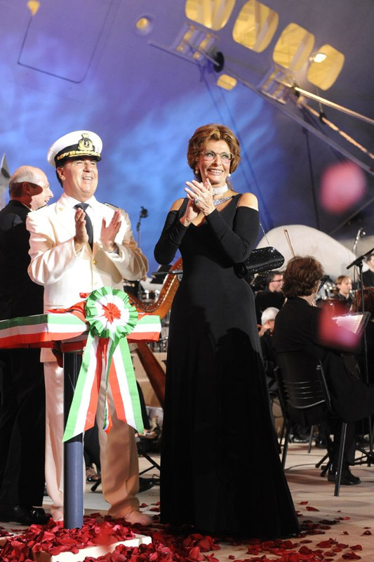 Sophia Loren christens MSC Splendida in Barcelona Credit Ivan Sarfatti