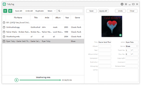 TidyTag Music Tag Editor 2.0.0