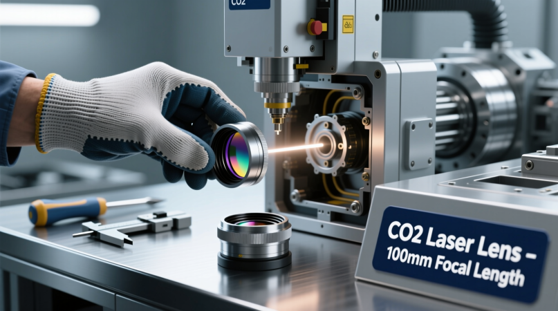 Замена линзы в CO2-лазере