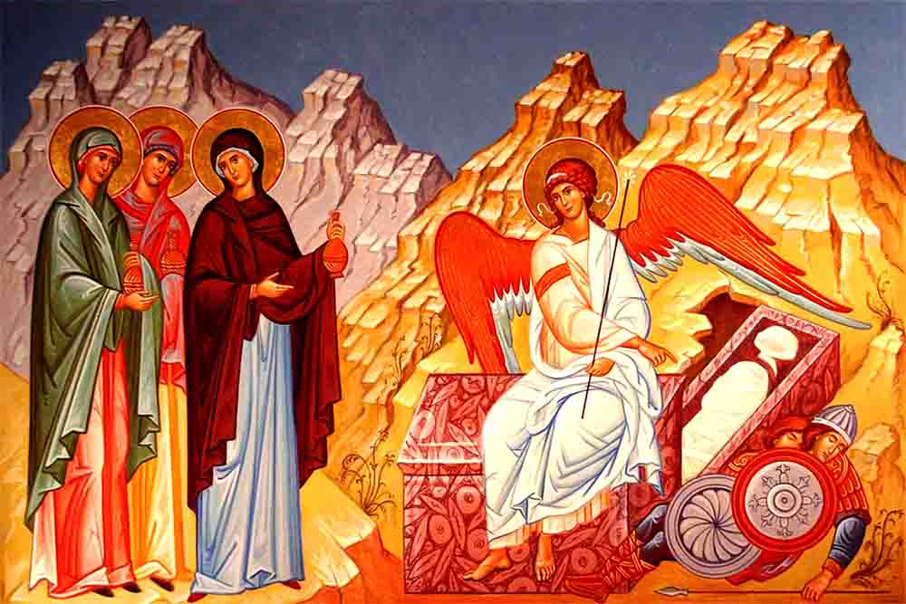 მენელსაცხებლე დედები ქრისტეს საფლავთან