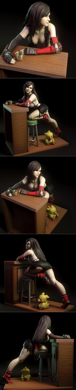 Tifa Lockhart - Torrida Minis – 3D Print