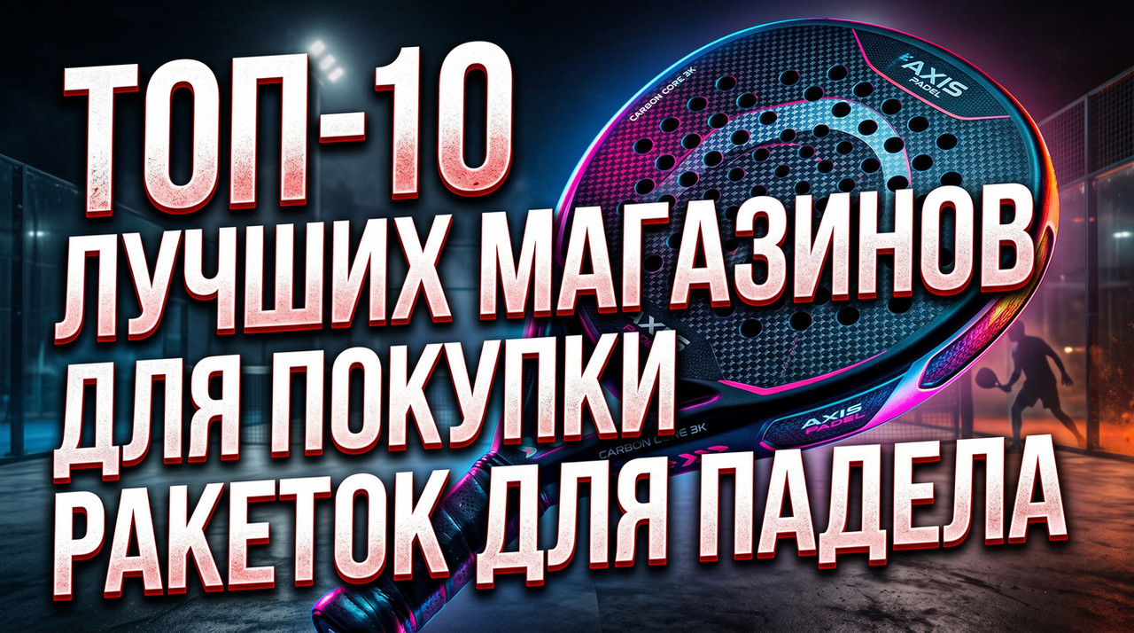 ТОП-10 лучших магазинов для покупки ракеток для падела