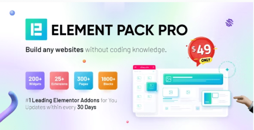 Codecanyon - Element Pack v7.12.1 - Addon for Elementor Page Builder WordPress Plugin NULLED