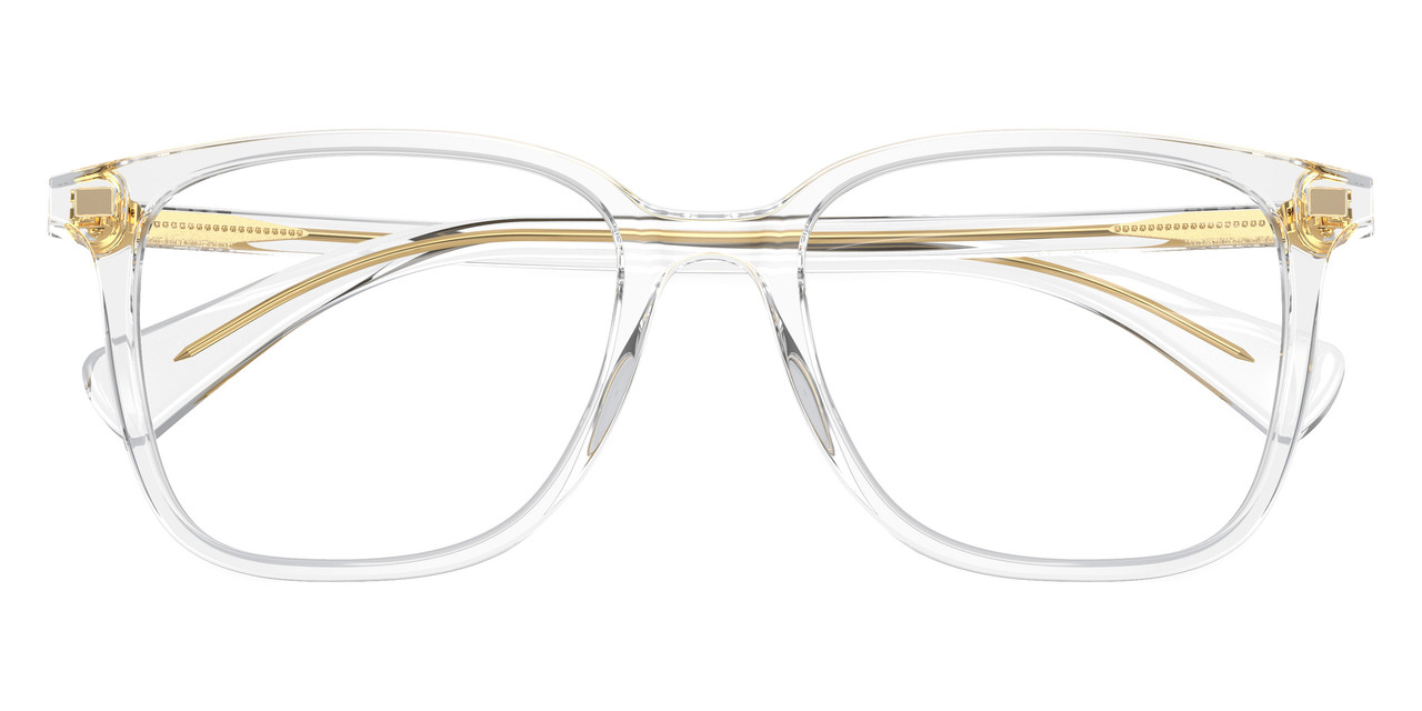 Neu Ralph Damen Eckig Brille RA7147 5002 Glänzend Transparent Kristall 55mm - Bild 5 von 5