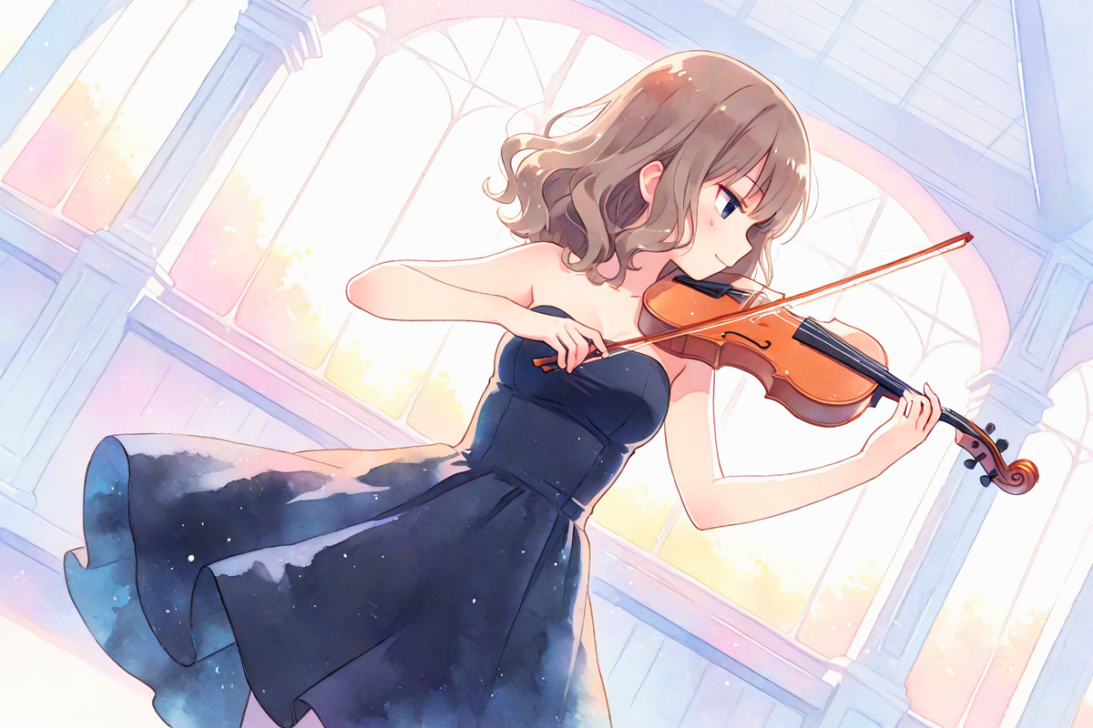 上部イメージ：秋の音大シーン