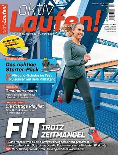 Cover: Aktiv Laufen Magazin No 03 Mai-Juni 2023