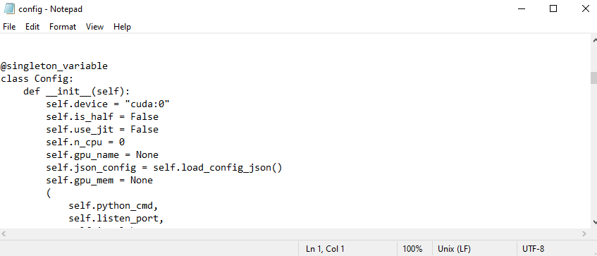 downloaded config.py downloaded config.py