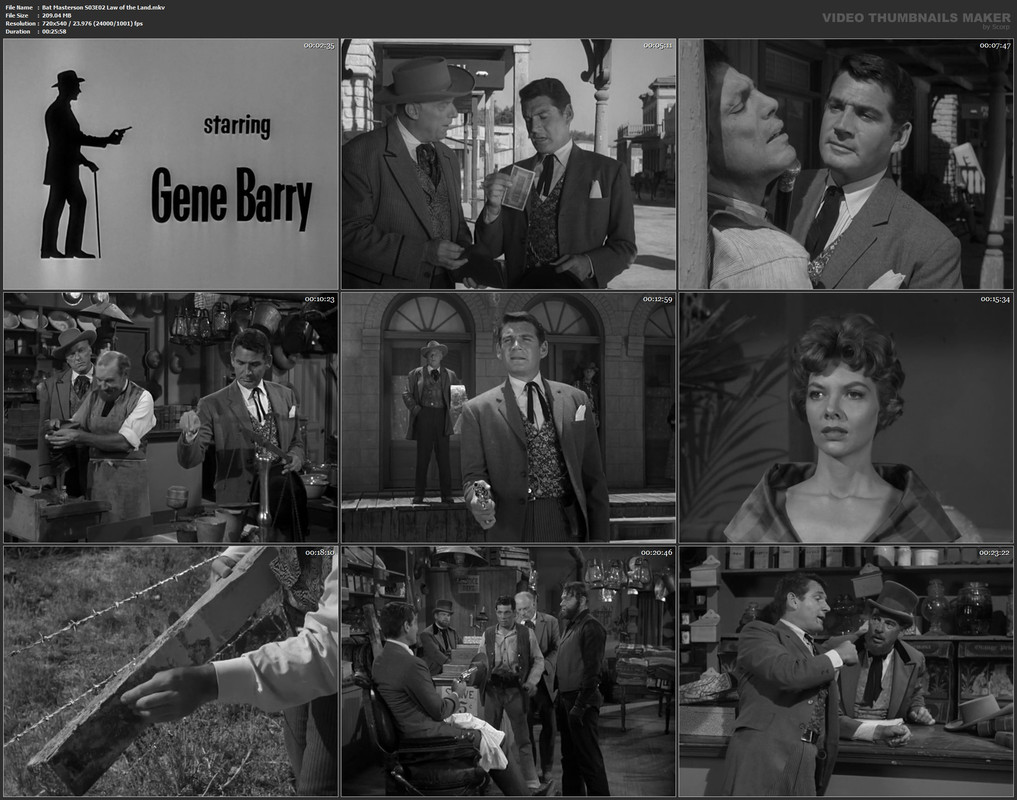 Bat Masterson S03E02 Law of the Land.mkv