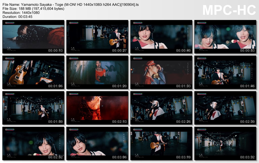Yamamoto Sayaka - Toge (M-ON! HD 1440x1080i h264 AAC)[190904].ts