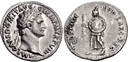 Antoniniano de Otacilia Severa. SAECVLARES AVGG. Hipopótamo. 84000996