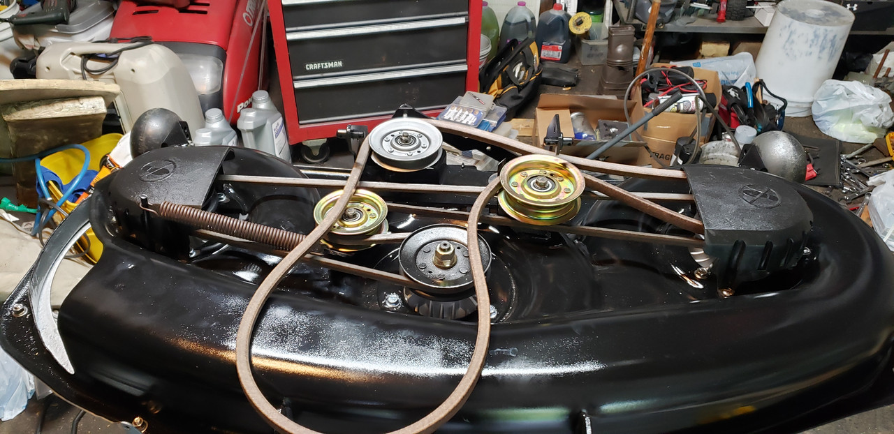 Mower deck undercoating and rebuild Lawn Care Forum