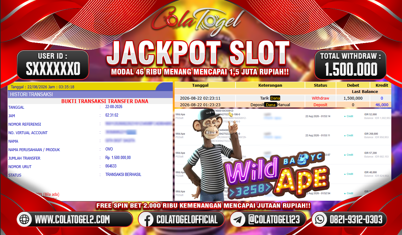 JACKPOT SLOT GACOR!!