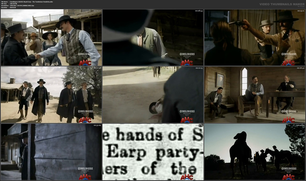 Gunslingers S01E01 Wyatt Earp - The Tombstone Vendetta.mkv