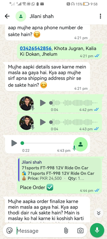 WhatsApp AI Business Agent screenshot 3